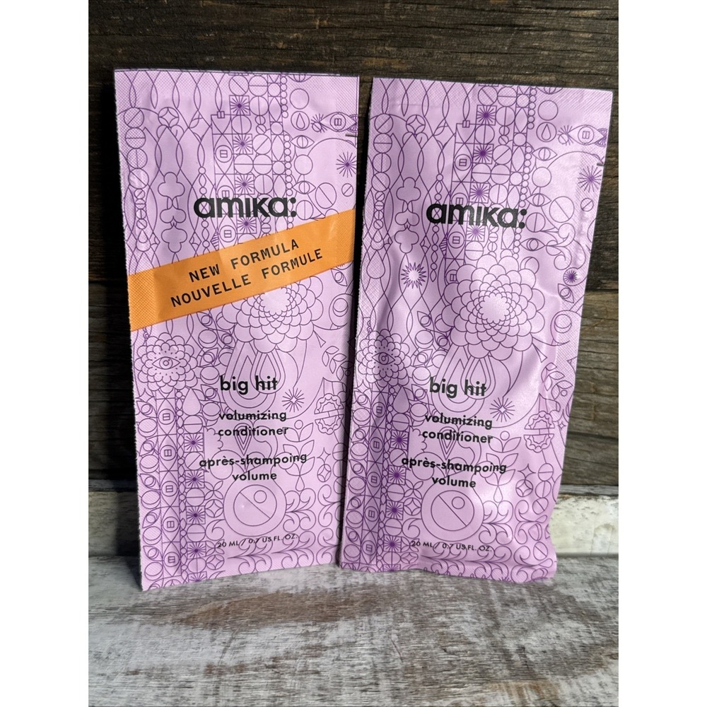 Amika Big Hit Volumizing Conditioner 20ml x2 Samples | MSRP = $6